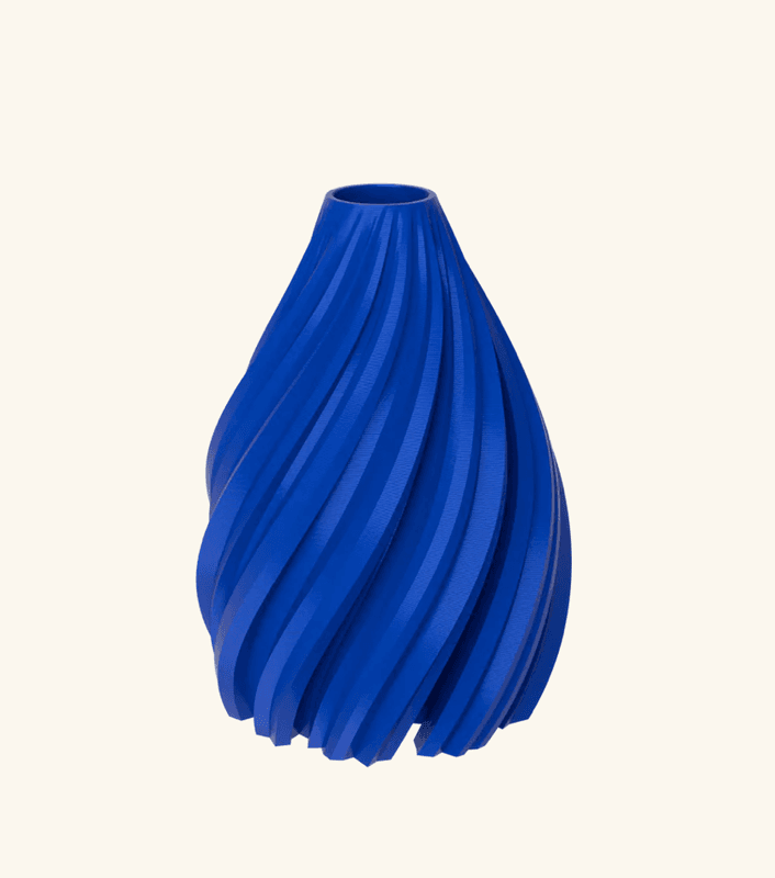 WAVE Bud vase - dazzling blue