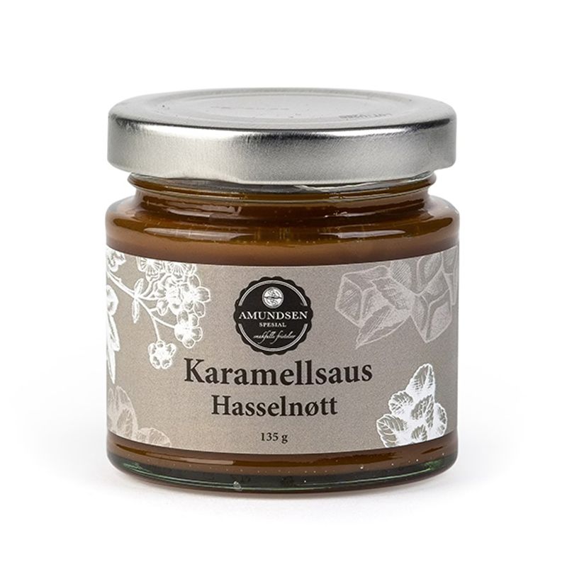Karamellsaus Hasselnøtt