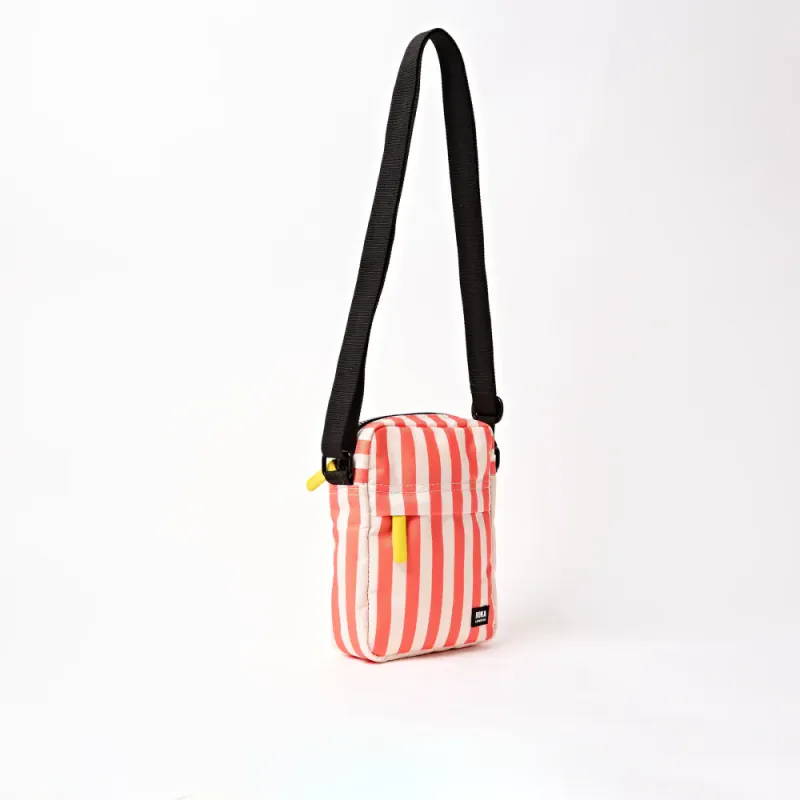 Roka Bond Skulderveske - Korall striper 