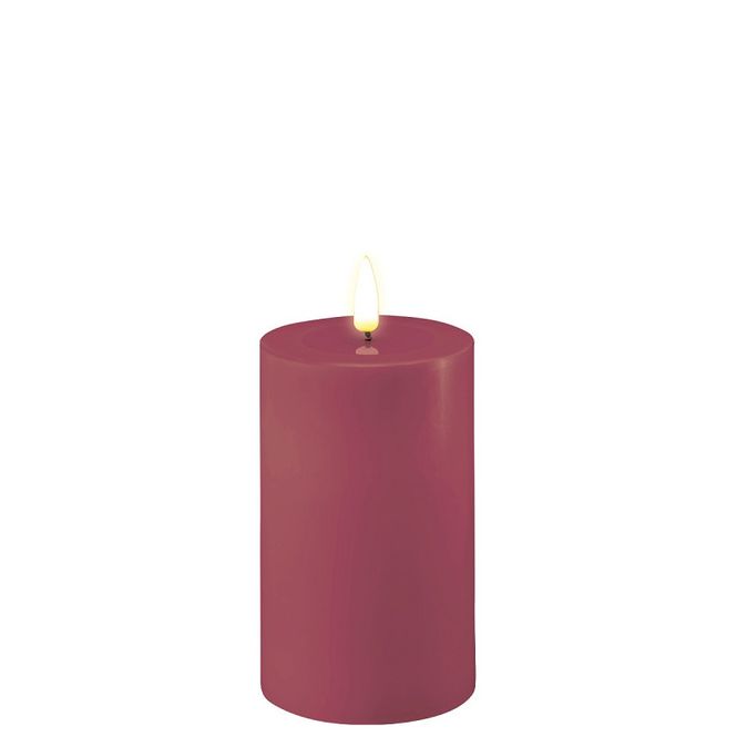 Hovedbilde LED-Kubbelys 7,5x12,5 cm - Magenta