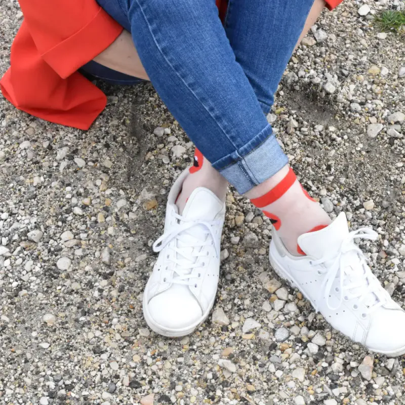 Strømper - Red Lips