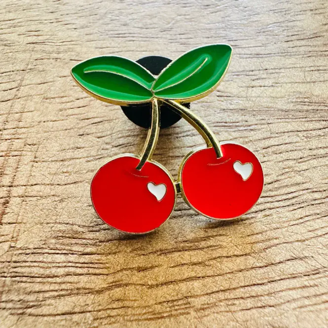 Hovedbilde Enamel Cherry Pin
