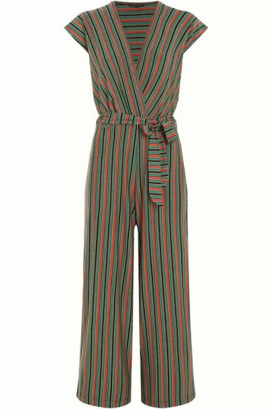 Mary Castillo Stripe jumpsuit