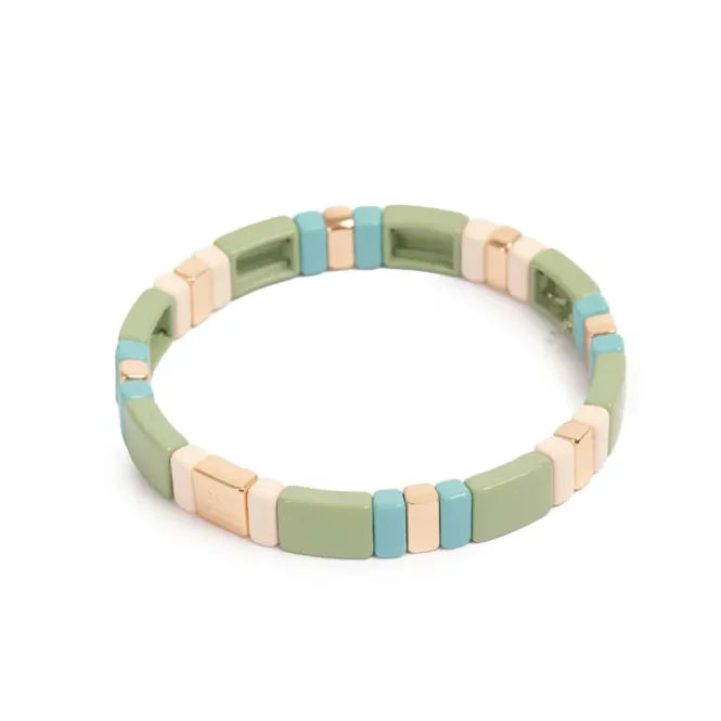 Hovedbilde Armbånd - Emaljert Soft Mint